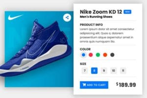 Nike Product Page Concept